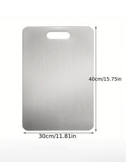 PrimeCut™ Stainless Steel Cutting Board – No Bacteria, No Odors, No Stains