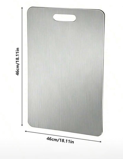 PrimeCut™ Stainless Steel Cutting Board – No Bacteria, No Odors, No Stains